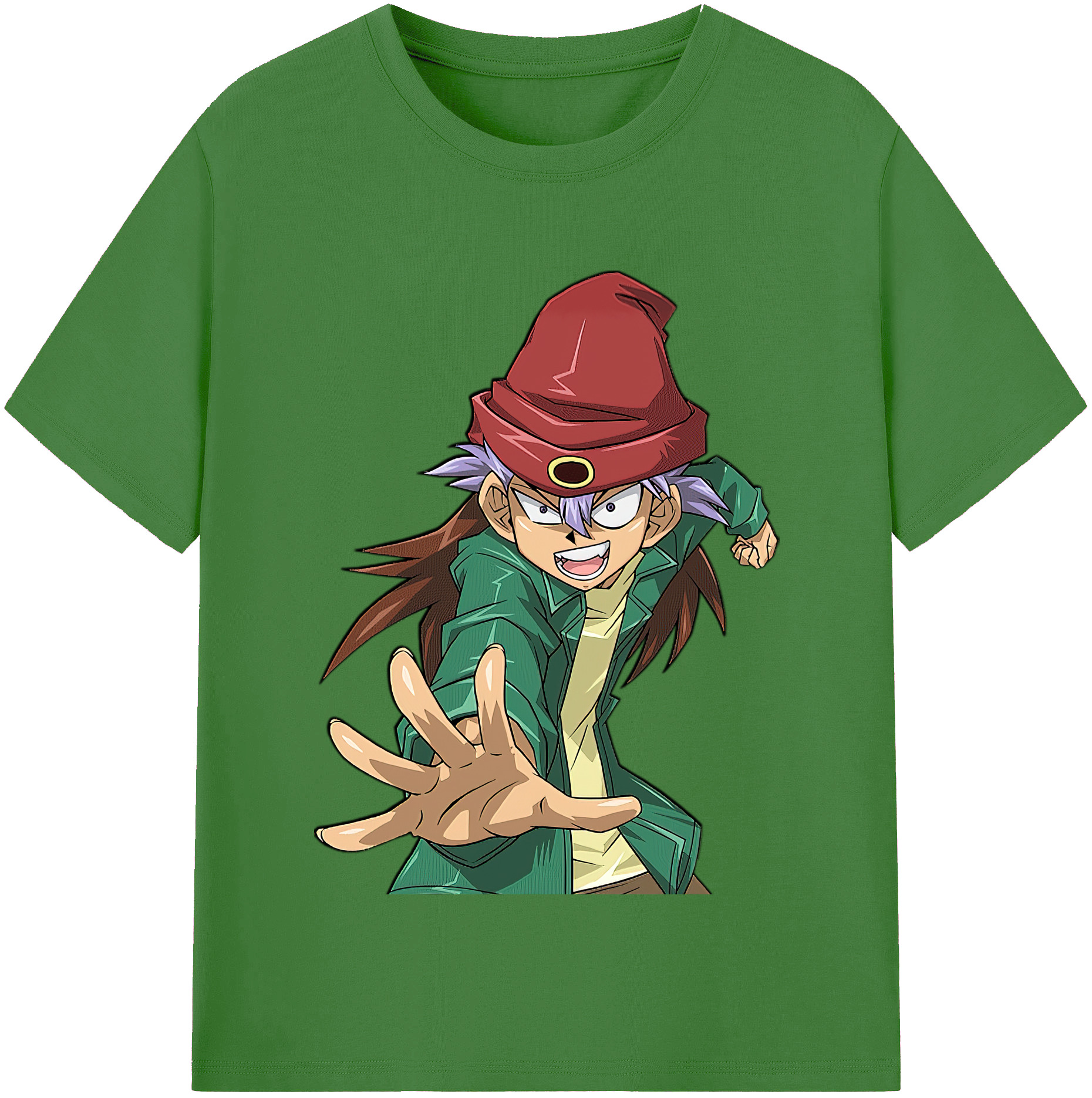 （画像用） 遊☆戯☆王 Yu-Gi-Oh! レディースカジュアルプリントTシャツ（綿100％）